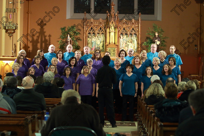 Feis0302109Sun77 
 74~77
Scrubs Choir singing Standing In A Need Of A Prayer and Bohemian Rhapsody Conducted by Patrick Dalton.

Class: 78: The Lynch Memorial Perpetual Cup Adult Vocal Choirs Two Contrasting Songs.

Feis Maiti 93rd Festival held in Fr. Matthew Hall. EEjob 03/02/2019. Picture: Gerard Bonus.