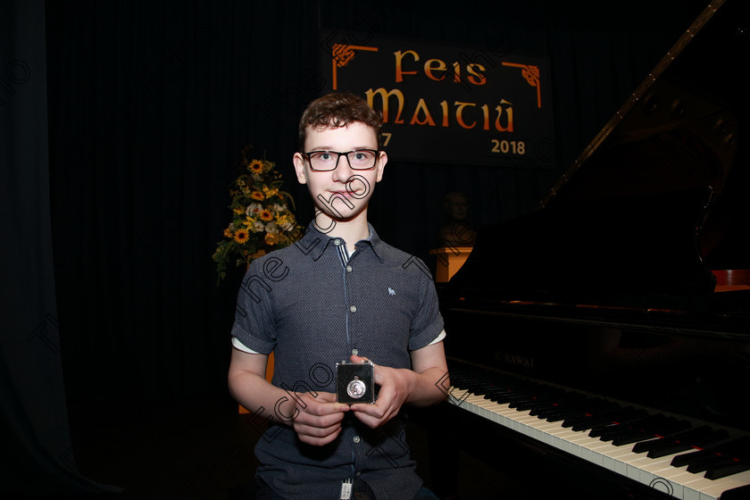 Feis29012018Mon16 
 16
Cian  hAnnrachin Joint Bronze Medallist.
 EEjob 29/01/2018 
Feis Maiti 92nd Festival held in Fr. Matthew Hall 
Picture: Gerard Bonus

Class: 165: Piano Solo 12 years and Under