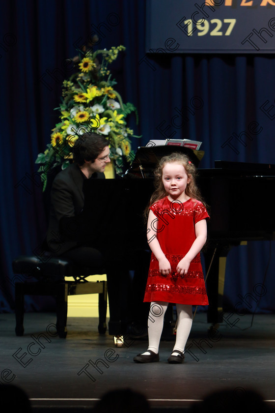 Feis26022019Tue06 
 6
Six Year Old, Aimee Fitzpatrick singing with accompanist, Tom Doyle.

Class: 56: 7 Years and Under arr. Herbert Hughes Little Boats (Boosey and Hawkes 20th Century Collection).

Feis Maiti 93rd Festival held in Fr. Mathew Hall. EEjob 26/02/2019. Picture: Gerard Bonus