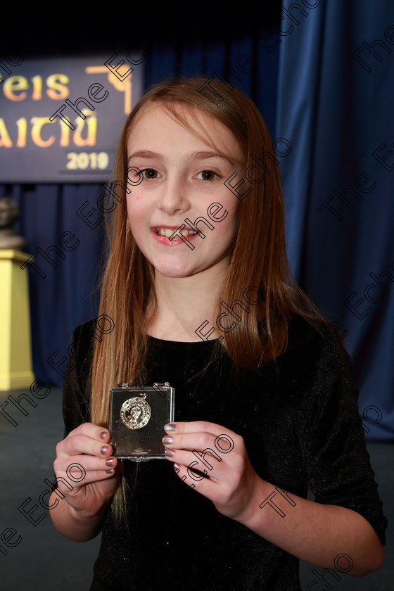 Feis11022019Mon17 
 17
Silver Medallist Niamh ORegan from Tralee for her rendition of A Need To Dance.

Class: 215: Woodwind Solo 10 Years and Under Programme not to exceed 4 minutes.

Feis Maiti 93rd Festival held in Fr. Matthew Hall. EEjob 11/02/2019. Picture: Gerard Bonus