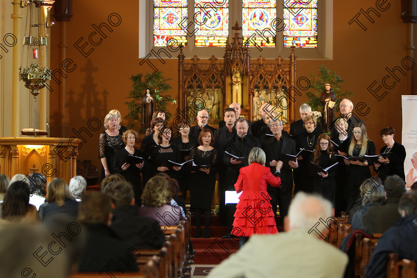 Feis04022018Sun43 
 40~45
Gaudate conducted by Pat Sheehan-Corbett.
 Holy Trinity Capuchin Church Adult Choirs Class: 76: The Wm. Egan Perpetual Cup Adult Sacred Choral Group or Choir Feis Maiti 92nd Festival held in Fr. Matthew Hall. EEjob 02/02/2018 Picture: Gerard Bonus.