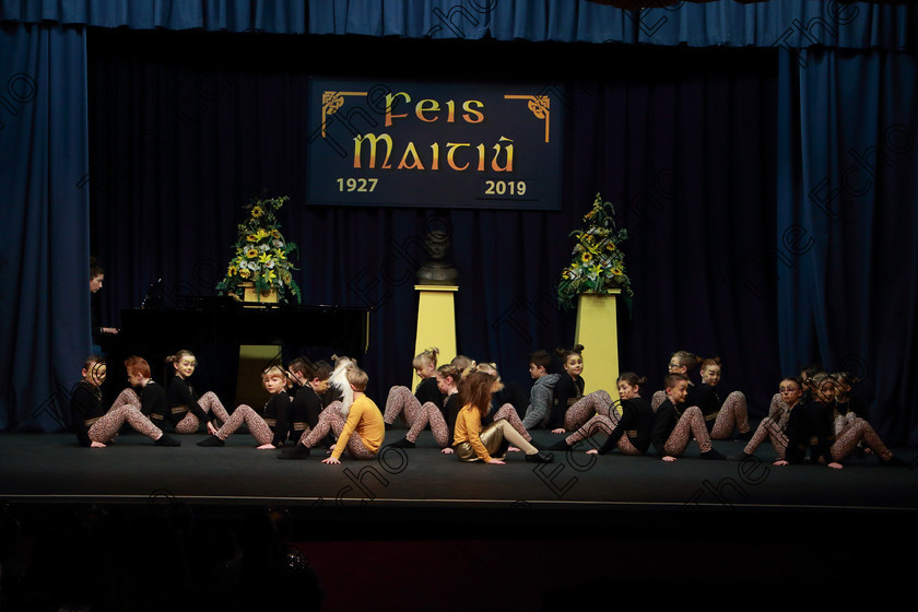 Feis12022019Tue17 
 17~24
Timoleague NS performing extracts from The Lion King.

Class: 104: The Pam Golden Perpetual Cup Group Action Songs -Primary Schools Programme not to exceed 8 minutes.

Feis Maiti 93rd Festival held in Fr. Mathew Hall. EEjob 12/02/2019. Picture: Gerard Bonus