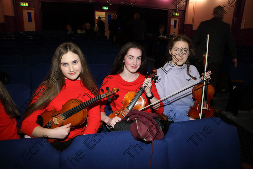 Feis04042019Thu28 
 28 
Niamh Barrett, Caoimhe and Fiona Byrne, Douglas Comhaltas.

Class: 551: Grupa Ceoil Corn Evening Echo 14 Bliana DAois N Faoina

Feis Maiti 93rd Festival held in Fr. Mathew Hall. EEjob 04/04/2019. Picture: Gerard Bonus