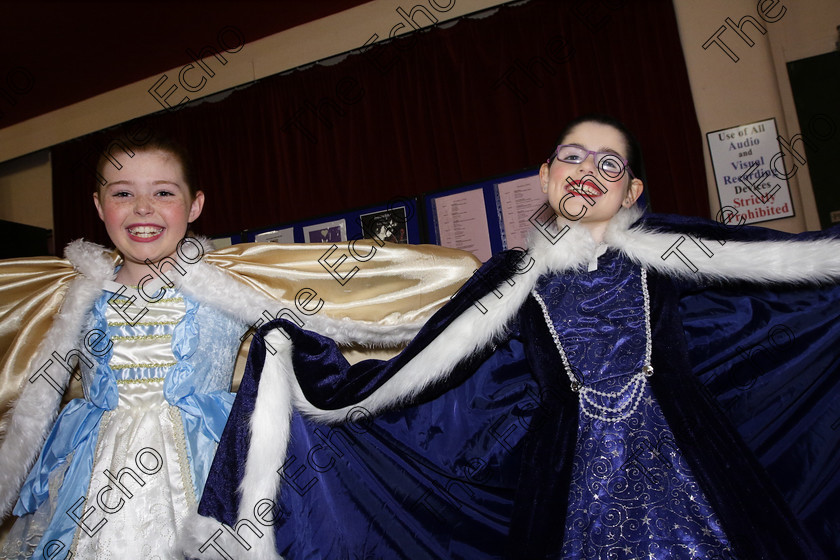 Feis24032018Sat68 
 68~69
Performers and Saoirse Twomey from Bishopstown and Ballinhassig performed Two Sisters in a Very Frosty Situation.
 Speech and Drama Class: 312: Dramatic Duo 10 Years and Under Feis Maiti 92nd Festival held in Fr. Mathew Hall. EEjob 24/03/2018 Picture: Gerard Bonus