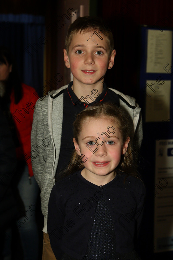 Feis21032018Wed29 
 29
Performer Sadie Hourigan from Glanmire with her brother Shane.

Labhairt na Filocht agus Mreanna Drmaochta Class: 517: Corn Helen Bharslabhairt 7 Bliana DAois N Faoina Roinn 1 Feis Maiti 92nd Festival held in Fr. Mathew Hall. EEjob 21/03/2018 Picture: Gerard Bonus.