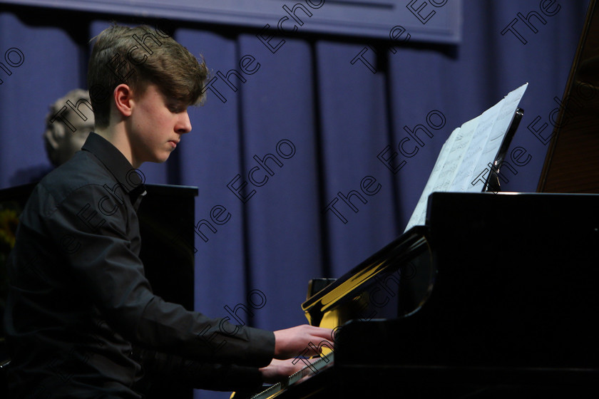 Feis08022018Tur13 
 13
James Gibson from Glanmire giving a Bronze Medal performance.
 Instrumental Music Class: Piano: 184: Piano Solo15 Years and Under Confined
Feis Maiti 92nd Festival held in Fr. Mathew Hall. EEjob 08/02/2018 Picture: Gerard Bonus.