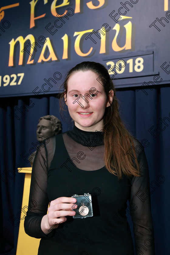 Feis09022018Fri25 
 25
Bronze Medallist Risn Hynes McLaughlin from Wellington Road.
 Instrumental Music Class: 212: Woodwind Solo16 Years and Under Feis Maiti 92nd Festival held in Fr. Mathew Hall. EEjob 09/02/2018 Picture: Gerard Bonus.