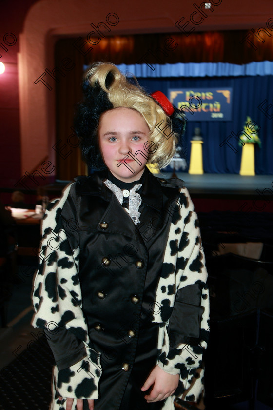 Feis20022018Tue83 
 83
Performer Emma Cotter from Glanmire performed Cruella Deville.
 Speech and Drama Class: 326: The James ODonovan Memorial Perpetual Cup Year sand Dramatic Solo 14 Section 2 Under Feis Maiti 92nd Festival held in Fr. Mathew Hall. EEjob 20/02/2018 Picture: Gerard Bonus.