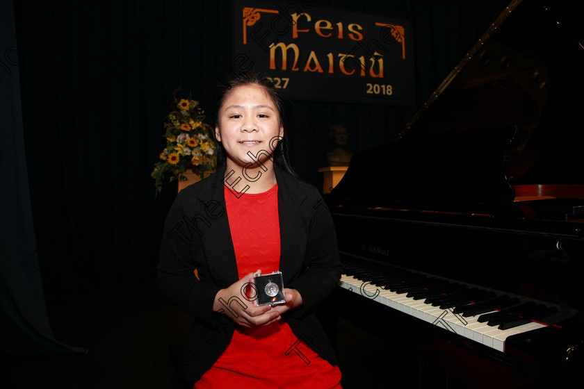 Feis29012018Mon17 
 17
Arianne Mallari Joint Bronze Medallist from Carrigaline.
 EEjob 29/01/2018 
Feis Maiti 92nd Festival held in Fr. Matthew Hall 
Picture: Gerard Bonus

Class: 165: Piano Solo 12 years and Under