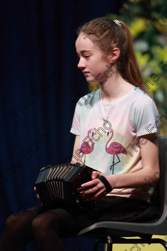 Feis05042019Fri01 
 1
Muireann OConnor from Cullen giving a Silver Medal performance.

Class: 562: Consartn 12 Bliana DAois N Faoina.

Feis Maiti 93rd Festival held in Fr. Mathew Hall. EEjob 05/04/2019. Picture: Gerard Bonus