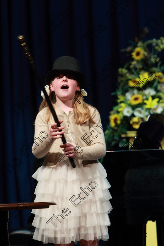 Feis05032019Tue23 
 23
Laura Sheehy singing Born to Entertain You.

Class: 113: The Edna McBirney Memorial Perpetual Award
Solo Action Song 12 Years and Under Section 3 An action song of own choice.

Feis Maiti 93rd Festival held in Fr. Mathew Hall. EEjob 05/03/2019. Picture: Gerard Bonus