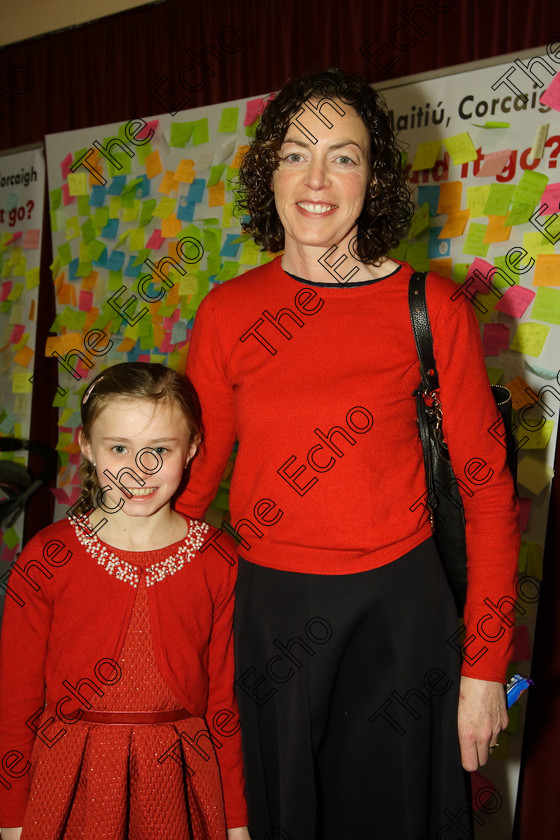 Feis25032018Sun69 
 69
Sarah Cashman from Douglas with her mother Maria.
 Speech and Drama Class: 366: Solo Verse Speaking Girls 9 Years and Under Section 5 Feis Maiti 92nd Festival held in Fr. Mathew Hall. EEjob 25/03/2018 Picture: Gerard Bonus