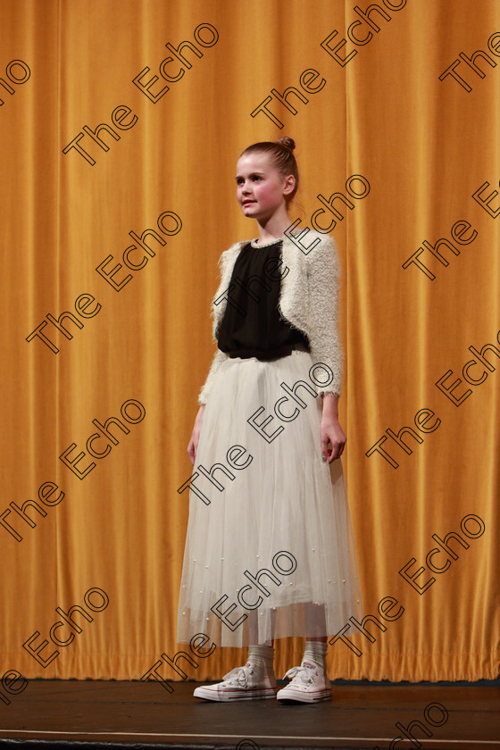 Feis13032019Wed57 
 57
Jessie May performing a Scene from Little Women.

Class: 327: The Hartland Memorial Perpetual Trophy Dramatic Solo 12 Years and Under Section 3 A Solo Dramatic Scene not to exceed 5 minutes.

Feis Maiti 93rd Festival held in Fr. Mathew Hall. EEjob 13/03/2019. Picture: Gerard Bonus.