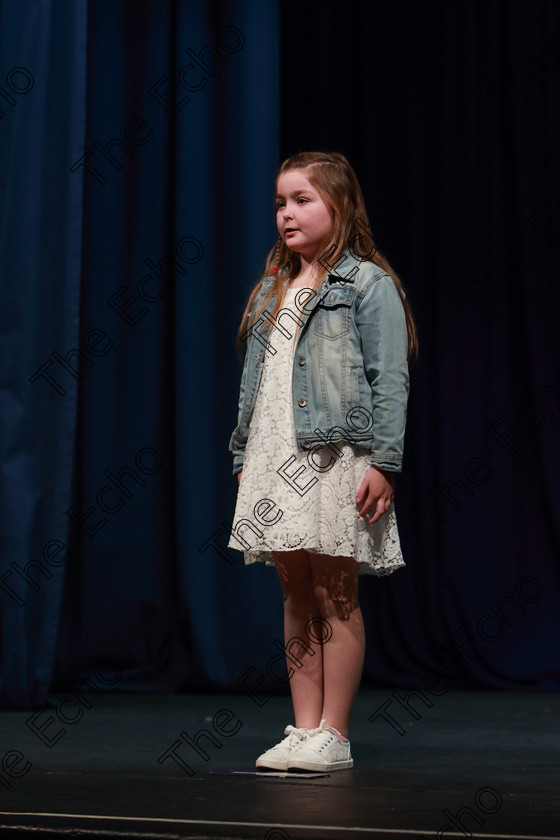 Feis31032019Sun24 
 24
Grace Coughlan performing

Class: 369: Solo Verse Speaking Girls 6 Years and Under Section 3 Either Ice Cone Island Bernard Lodge or Night Fright Marian Swinger.

Feis Maiti 93rd Festival held in Fr. Mathew Hall. EEjob 31/03/2019. Picture: Gerard Bonus