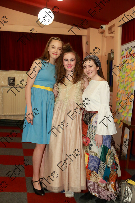 Feis10022019Sun01 
 1
Abbie Palliser Kehoe from Carrigaline sang Pretty Funny; Sarahjane Kennedy from Kileens sang Stepsisters Lament and Faye Herlihy from Ballinhassig sang I Dreamed a Dream

Class: 112: The C.A.D.A. Perpetual Trophy Solo Action Song 14 Years and Under Section 2 An action song of own choice.

Feis Maiti 93rd Festival held in Fr. Matthew Hall. EEjob 10/02/2019. Picture: Gerard Bonus