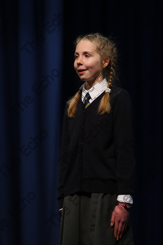 Feis22022018Thu03 
 3
Alison Bambury performing.
 Speech and Drama Classes: 363: Solo Verse Speaking Girls 12 Years and Under Section 1
Feis Maiti 92nd Festival held in Fr. Mathew Hall. EEjob 22/02/2018 Picture: Gerard Bonus.