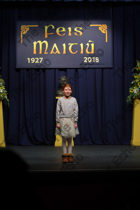 Feis12032018Mon25 
 25
Ruby Good reciting her poem
 Speech and Drama Class: 365: Solo Verse Speaking Girls 10 Years and Under Section 4 Feis Maiti 92nd Festival held in Fr. Mathew Hall. EEjob 12/03/2018 Picture: Gerard Bonus