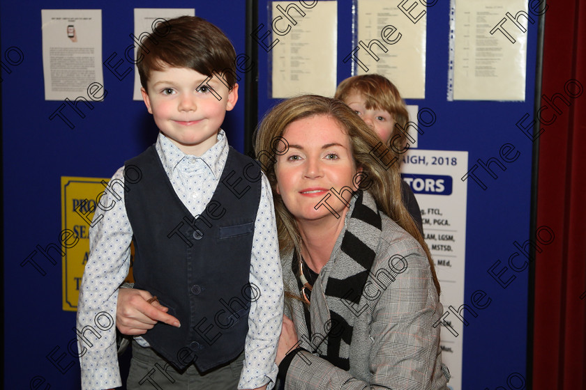 Feis22032018Thu20 
 20
Performer Daniel Corkery from Glanmire with his mum Maria.
 Labhairt na Filocht agus Mreanna Drmaochta Class: 517: Corn Helen Bharslabhairt 7 Bliana DAois N Faoina Roinn 2 Feis Maiti 92nd Festival held in Fr. Mathew Hall. EEjob 22/03/2018 Picture: Gerard Bonus