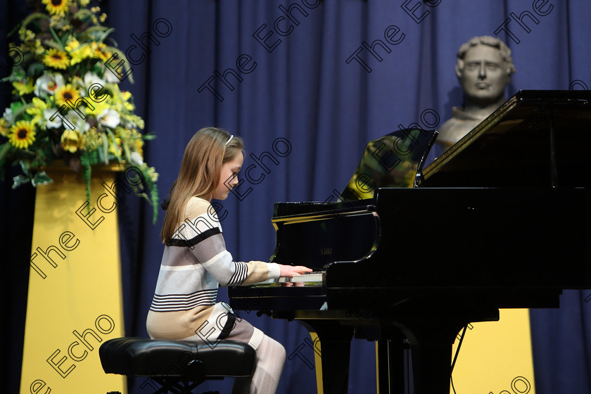 Feis02022018Fri14 
 14
Kate OShea performing.
 Instrumental Music Class: 187: Piano Solo 9 Years and Under Confined Feis Maiti 92nd Festival held in Fr. Matthew Hall. EEjob 02/02/2018 Picture: Gerard Bonus.