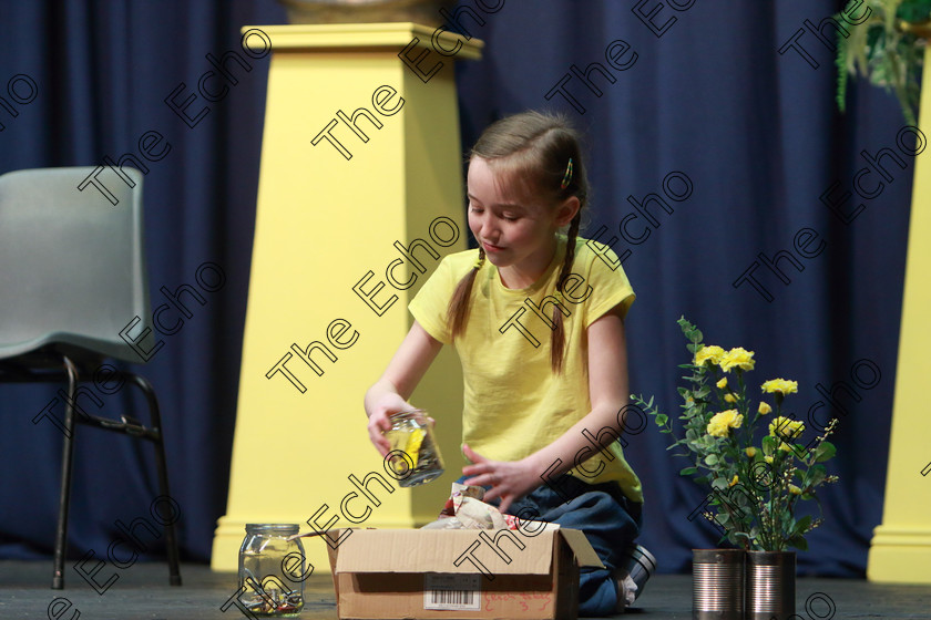 Feis14032019Thu05 
 4~5
Charlotte Herlihy from Ballinhassig giving a Silver Medal performance of Never Can Say Goodbye.

Class: 328: The Fr. Nessan Shaw Memorial Perpetual Cup Dramatic Solo 10YearsandUnder Section 2 A Solo Dramatic Scene not to exceed 4 minutes.

Feis Maiti 93rd Festival held in Fr. Mathew Hall. EEjob 14/03/2019. Picture: Gerard Bonus.