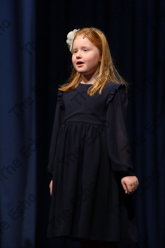 Feis24022018Sat44 
 44
Cliona Ahern from Waterfall giving a winning performance.
 Speech and Drama Class: 369: Solo Verse Speaking Girls 6 Years and Under Section 3 Feis Maiti 92nd Festival held in Fr. Mathew Hall. EEjob 24/02/2018 Picture: Gerard Bonus.