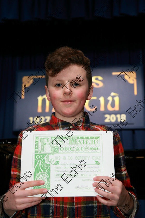 Feis01022018Thu21 
 21
Highly Commended Sean OConnell. 
 Instrumental Music Class: 213: The Daly Perpetual Cup
Woodwind 14Years and Under. Feis Maiti 92nd Festival held in Fr. Matthew Hall. EEjob 01/02/2018 Picture: Gerard Bonus.