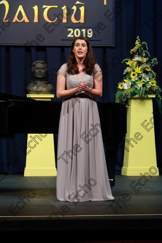 Feis01032019Fri56 
 56
Silver Medallist Second Place: Orlaith Horan from Kerry singing Caro Nome.

Class: 25: The Operatic Perpetual Cup and Gold Medal and Doyle Bursary Bursary Value 100 Opera18 Years and Over A song or aria from one of the standard Operas.

Feis Maiti 93rd Festival held in Fr. Mathew Hall. EEjob 01/03/2019. Picture: Gerard Bonus