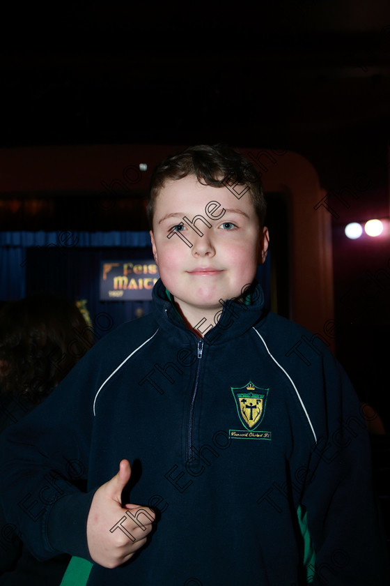 Feis23022018Fri65 
 65
Performer Nathan Purdon from Fitzgeralds Place.
 Speech and Drama Class: 378: Solo Verse Speaking Boys 11 Years and UnderSection 1 Feis Maiti 92nd Festival held in Fr. Mathew Hall. EEjob 23/02/2018 Picture: Gerard Bonus.