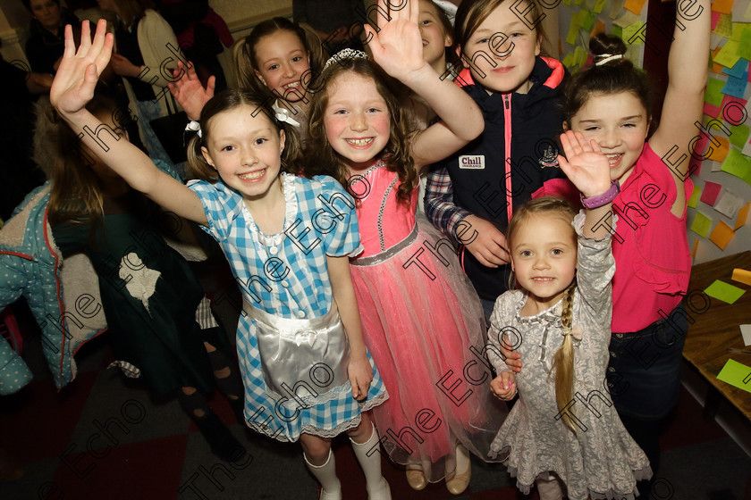 Feis24032018Sat74 
 73~74
Performers waiting to go in to perform including Aisling Hyde and Laoise Aherne performed The Wizard of Oz.
 Speech and Drama Class: 312: Dramatic Duo 10 Years and Under Feis Maiti 92nd Festival held in Fr. Mathew Hall. EEjob 24/03/2018 Picture: Gerard Bonus