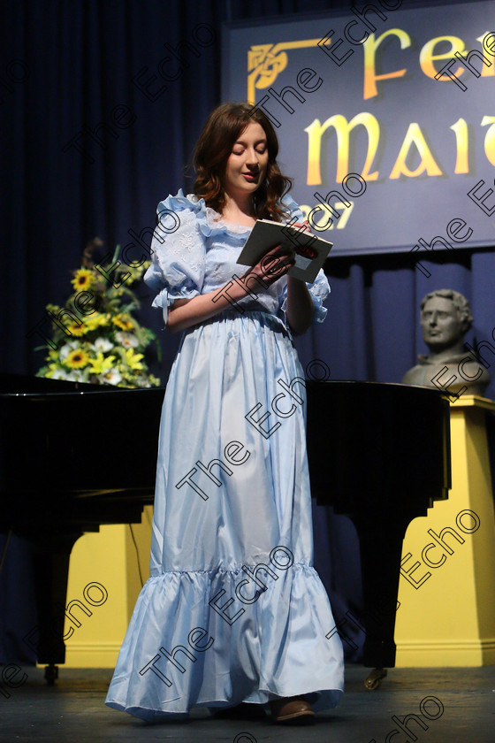 Feis27032018Tue59 
 59~60
Heather Lees singing 
 Singing Class: 111: The Edna McBirney Memorial Perpetual Cup Solo Action Song 16 Years and Under Section 2 Feis Maiti 92nd Festival held in Fr. Mathew Hall. EEjob 27/03/2018 Picture: Gerard Bonus