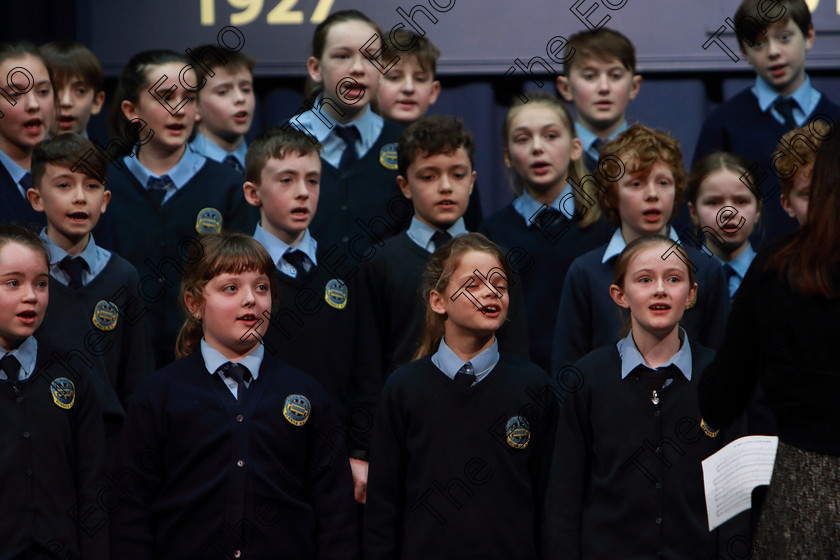 Feis28022019Thu18 
 17~21
Scoil Naomh Fionn. Rennies singing Mama Mia.

Class: 84: The Sr. M. Benedicta Memorial Perpetual Cup Primary School Unison ChoirsSection 1Two contrasting unison songs.

Feis Maiti 93rd Festival held in Fr. Mathew Hall. EEjob 28/02/2019. Picture: Gerard Bonus