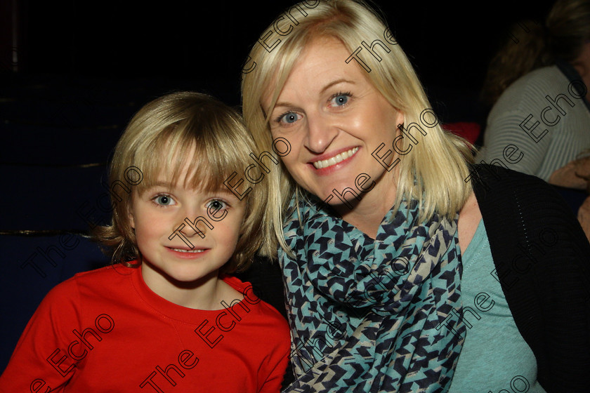 Feis21032018Wed41 
 41
Performer Luke Herlihy from Glanmire with his mother Val.
 Labhairt na Filocht agus Mreanna Drmaochta Class: 518: Bharslabhairt 5 Bliana DAois N Faoina Feis Maiti 92nd Festival held in Fr. Mathew Hall. EEjob 21/03/2018 Picture: Gerard Bonus.