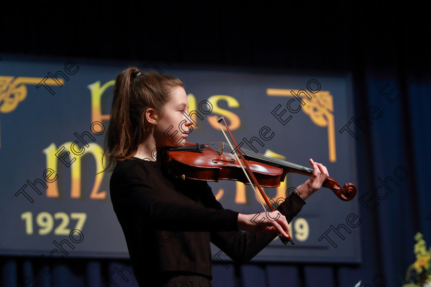 Feis0602109Wed08 
 7~8
Emma Goulding performing.

Class: 258: Viola Solo 14Yearsand Under (a) Bridge  Spring Song from, 10 Pieces for Viola & Piano Vol.2 (Thames). (b) Contrasting piece not to exceed 4 minutes.

Feis Maiti 93rd Festival held in Fr. Matthew Hall. EEjob 06/02/2019. Picture: Gerard Bonus