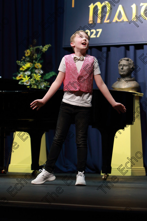 Feis26022019Tue46 
 46
Alex ORegan from Ballyclough giving a Commended performance of When I Get My Name In Lights from The Boy from Oz.

Class: 114: The Henry OCallaghan Memorial Perpetual Cup Solo Action Song 10 Years and Under Section 1 An action song of own choice.

Feis Maiti 93rd Festival held in Fr. Mathew Hall. EEjob 26/02/2019. Picture: Gerard Bonus