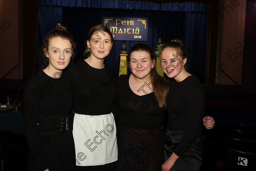 Feis14032018Wed46 
 46
Rachel Kingston and Siofra Gayer from Fermoy performed Romeo and Juliet; Ella Quinlan and Rebecca Walsh performed Lydie Breeze.
 Speech and Drama Class: 309: The Gertrude Gordon Memorial Perpetual Shield Dramatic Duo Under 17 Years Feis Maiti 92nd Festival held in Fr. Mathew Hall. EEjob 14/03/2018 Picture: Gerard Bonus.