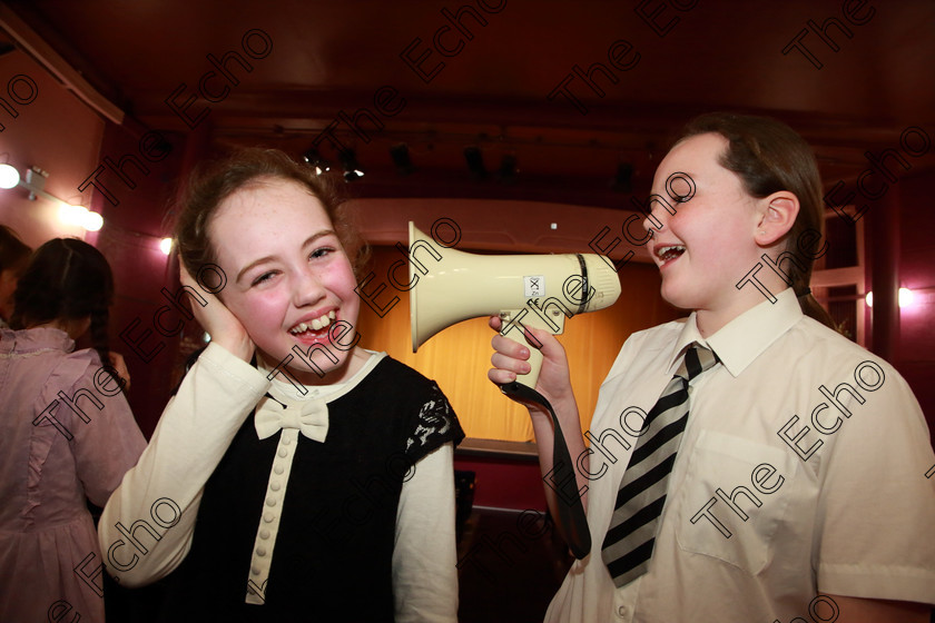 Feis11032019Mon15 
 15
Kellie Anne Holms from Coachford received Commended for her performance of Hard Times by Charles Dickens and Alannah Magan from Midleton received Highly Commended for her performance of Miss Trunchbull from Matilda.

Class: 327: The Hartland Memorial Perpetual Trophy Dramatic Solo 12YearsandUnder Section 1 A Solo Dramatic Scene not to exceed 5 minutes.

Feis Maiti 93rd Festival held in Fr. Mathew Hall. EEjob 11/03/2019. Picture: Gerard Bonus