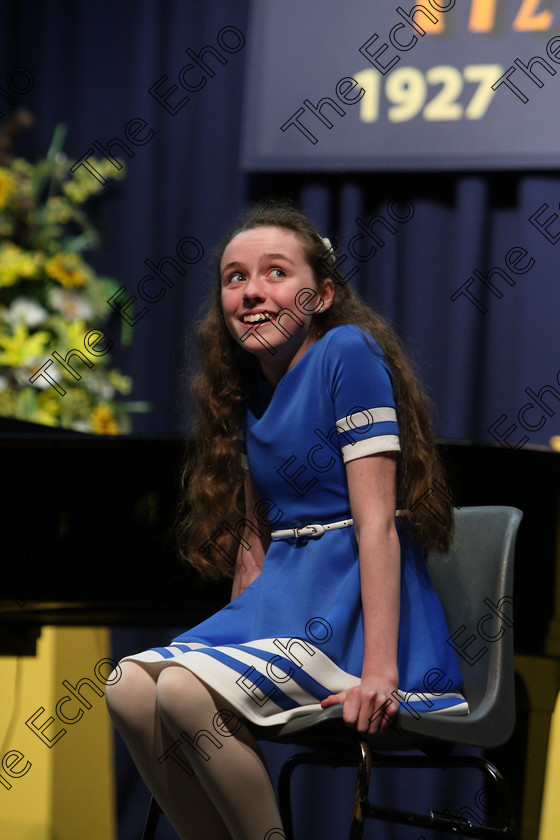 Feis08032018Thu03 
 3
Isobel Hynes performing If My Friends Could See Me Now from True Charity 
 Singing and School Choirs Class: 112: The C.A.D.A. Perpetual Trophy Solo Action Song 14 Years and Under Section 2 Feis Maiti 92nd Festival held in Fr. Mathew Hall. EEjob 06/03/2018 Picture: Gerard Bonus.