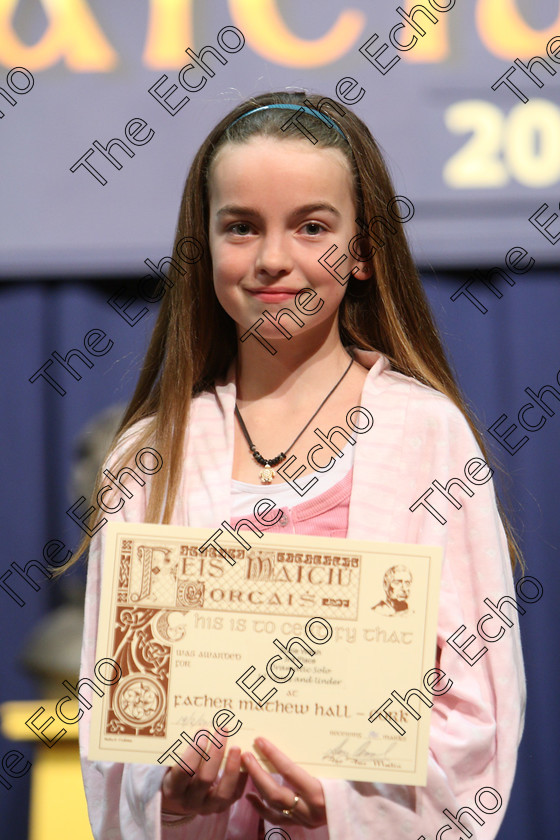 Feis19022018Mon41 
 41
Joint 3rd place Suzie Walsh.
 Speech and Drama Class: 327: The Hartland Memorial Perpetual Trophy Dramatic Solo 12YearsandUnder Section 1 Feis Maiti 92nd Festival held in Fr. Mathew Hall. EEjob 19/02/2018 Picture: Gerard Bonus.