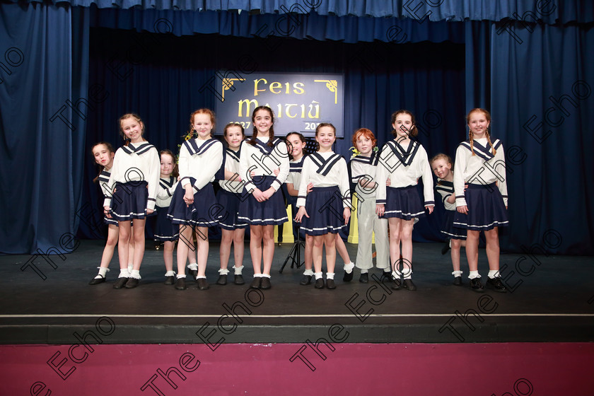 Feis28022019Thu70 
 70
Performers Academy, performed extracts from Sound of Music including the Koo Koo Song.

Class: 103: The Rebecca Allman Perpetual Trophy Group Action Songs 10 Years and Under Programme not to exceed 10minutes.

Feis Maiti 93rd Festival held in Fr. Mathew Hall. EEjob 28/02/2019. Picture: Gerard Bonus