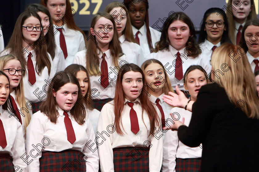 Feis27022019Wed63 
 61~63
Sacred Heart School Tullamore singing The Sea Lullaby conducted by Regina McCarthy.

Class: 81: The Father Mathew Perpetual Shield Part Choirs 19 Years and Under Two contrasting songs.

Feis Maiti 93rd Festival held in Fr. Mathew Hall. EEjob 27/02/2019. Picture: Gerard Bonus