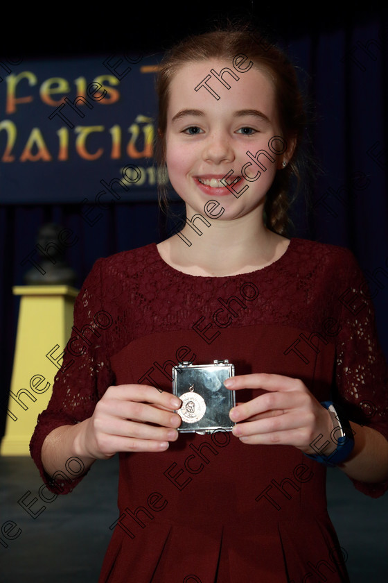 Feis08032019Fri60 
 60
Commended Rocha Murphy from Castlemartyr

Class: 366: Solo Verse Speaking Girls 9YearsandUnder Section 1 Either: My Pain Ted Scheu. Or: Midsummer Magic Cynthia Rider.

Feis Maiti 93rd Festival held in Fr. Mathew Hall. EEjob 08/03/2019. Picture: Gerard Bonus