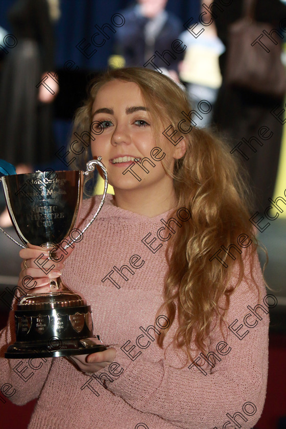 Feis05032019Tue65 
 62~64
Cup Winner: Sadhbh Treacy from Clonmel singing Somewhere from West Side Story and Im A Part of That from The Last Five Years.

Class: 23: The London College of Music and Media Perpetual Trophy
Musical Theatre Over 16Years Two songs from set Musicals.

Feis Maiti 93rd Festival held in Fr. Mathew Hall. EEjob 05/03/2019. Picture: Gerard Bonus