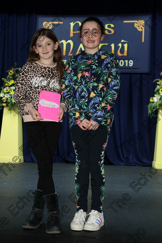 Feis27032019Wed43 
 43
Sophie OConnell and Anna Rochford from Ovens performed Horrid Henry, Secret Club.

Class: 312: Dramatic Duo 10Years and Under Section 2 A Duo Scene not exceeding 5minutes.

Feis Maiti 93rd Festival held in Fr. Mathew Hall. EEjob 27/03/2019. Picture: Gerard Bonus