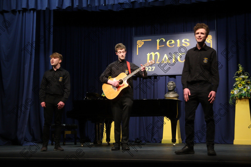 Feis05032018Mon59 
 59~60
Duo Andy McManagan and Liam Hurley with Accompanist Rob Keating performing More Than Words.

Singing and School Choirs Class: 95: Vocal Duets 18 Years and Under Confined Feis Maiti 92nd Festival held in Fr. Mathew Hall. EEjob 05/03/2018 Picture: Gerard Bonus