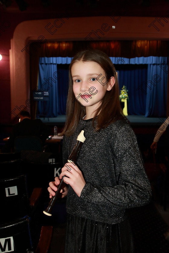 Feis08022019Fri08 
 8
Clodagh Sweeney from Rochestown performed and received a Silver Medal

Class: 225: Recorder Duets 13 Years and Under Programme not to exceed 6 minutes.

Feis Maiti 93rd Festival held in Fr. Matthew Hall. EEjob 08/02/2019. Picture: Gerard Bonus