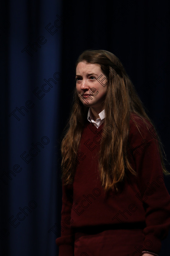 Feis22022018Thu01 
 1
Grinne Steele performing.
 Speech and Drama Classes: 363: Solo Verse Speaking Girls 12 Years and Under Section 1
Feis Maiti 92nd Festival held in Fr. Mathew Hall. EEjob 22/02/2018 Picture: Gerard Bonus.