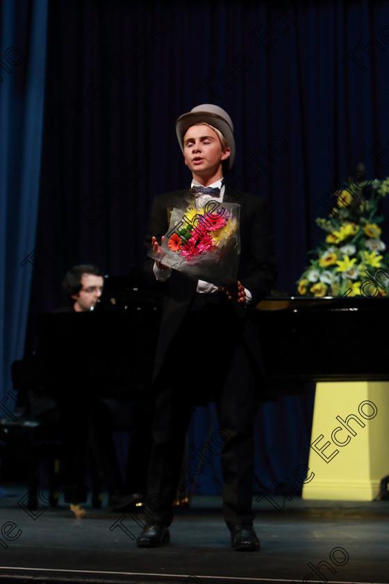 Feis05032019Tue52 
 51~53
Kevin OLeary from Cobh singing On The Street Where You Live from My Fair Lady and Waving Through A Window from Dear Evan Hansen.

Class: 23: The London College of Music and Media Perpetual Trophy
Musical Theatre Over 16Years Two songs from set Musicals.

Feis Maiti 93rd Festival held in Fr. Mathew Hall. EEjob 05/03/2019. Picture: Gerard Bonus