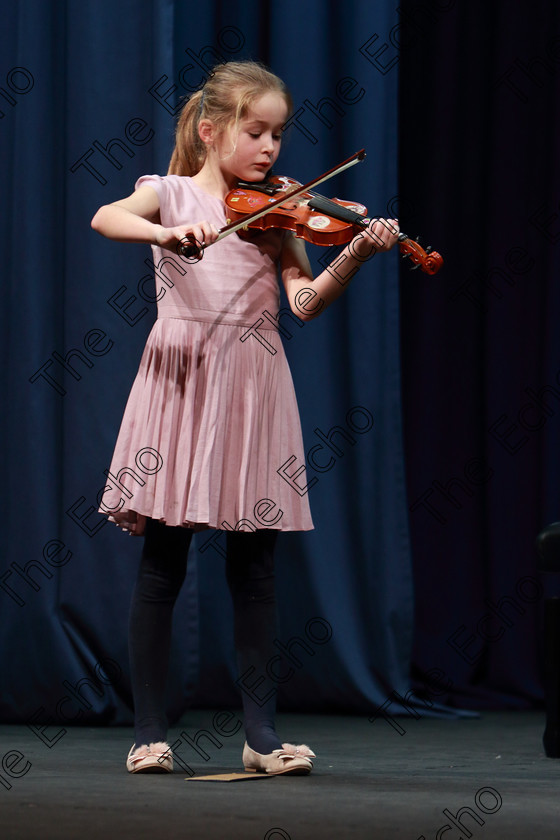 Feis0402109Mon39 
 39~40
Riva OReilly from Belgooly performing

Class: 242: Violin Solo 8 Years and Under (a) CarsePetite Reverie (Classical Carse Bk.1) (b) Contrasting piece not to exceed 2 minutes.

Feis Maiti 93rd Festival held in Fr. Matthew Hall. EEjob 04/02/2019. Picture: Gerard Bonus