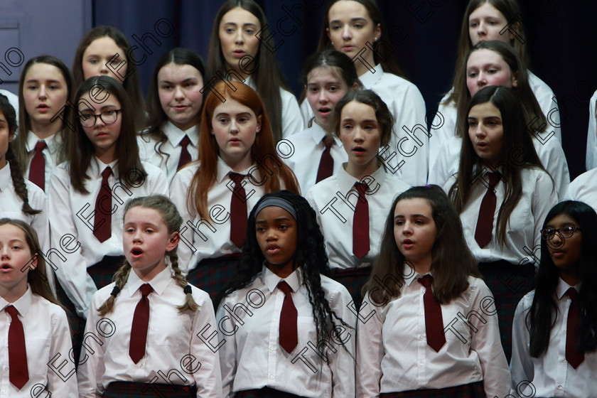 Feis27022019Wed36 
 32~36
Sacred Heart School Tullamore singing Little Spanish Town conducted by Regina McCarthy.

Class: 83: The Loreto Perpetual Cup Secondary School Unison Choirs

Feis Maiti 93rd Festival held in Fr. Mathew Hall. EEjob 27/02/2019. Picture: Gerard Bonus