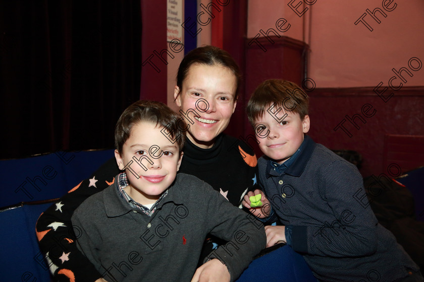 Feis05022019Tue07 
 7
Performers Killian and Ultan McCarthy from Blackrock with their mother Joy Roncken.

Class: 187: Piano Solo 9 Years and Under Confined Two contrasting pieces not exceeding 2 minutes.

Feis Maiti 93rd Festival held in Fr. Matthew Hall. EEjob 05/02/2019. Picture: Gerard Bonus